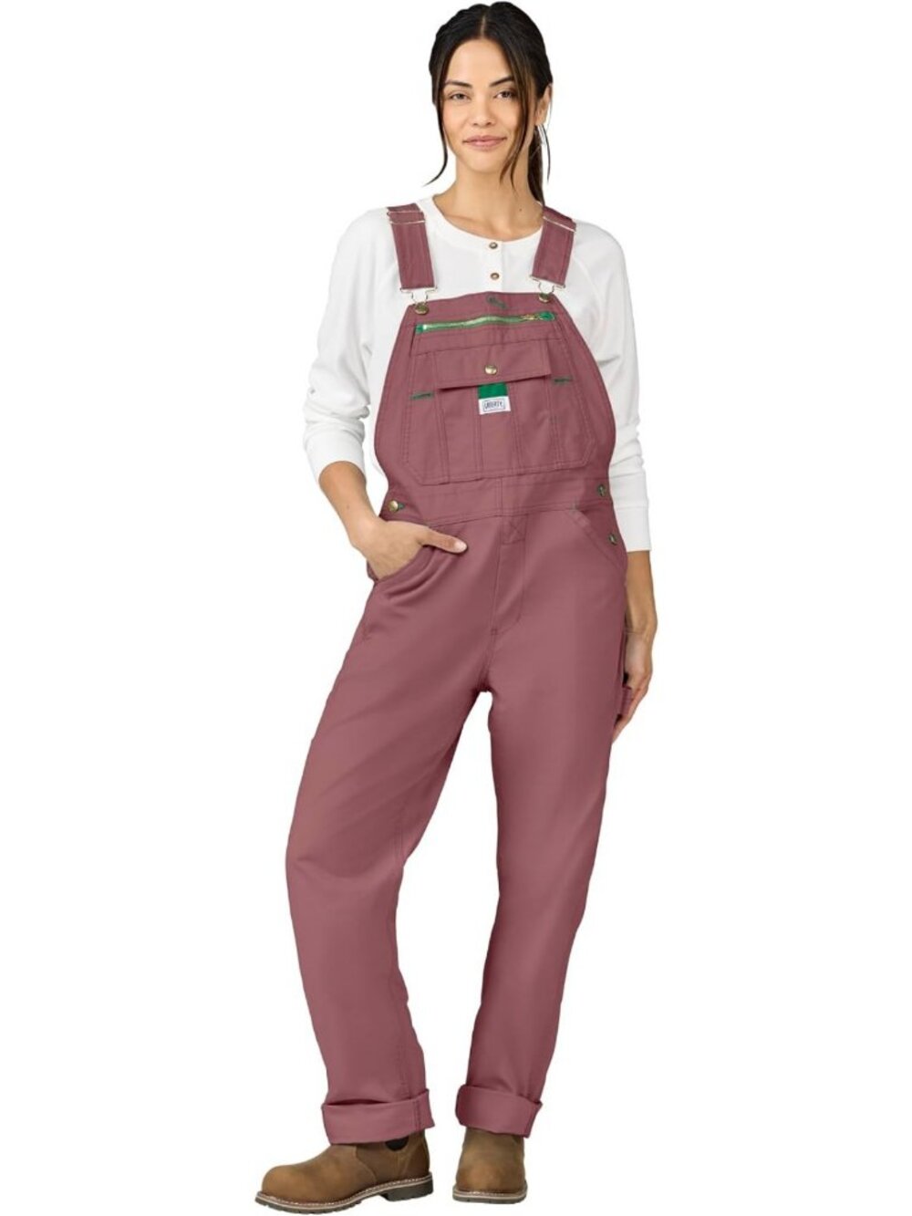 Stylish Women's Washed Duck Bib Overalls | Durable, Comfortable, Casual Chic
